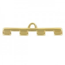 Cymbal ™ DQ metal ending Soros Iv for Tila beads - Gold